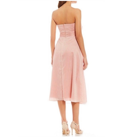 Gianni Bini Pink Layla Strapless Midi Dress - Picture 5 of 6